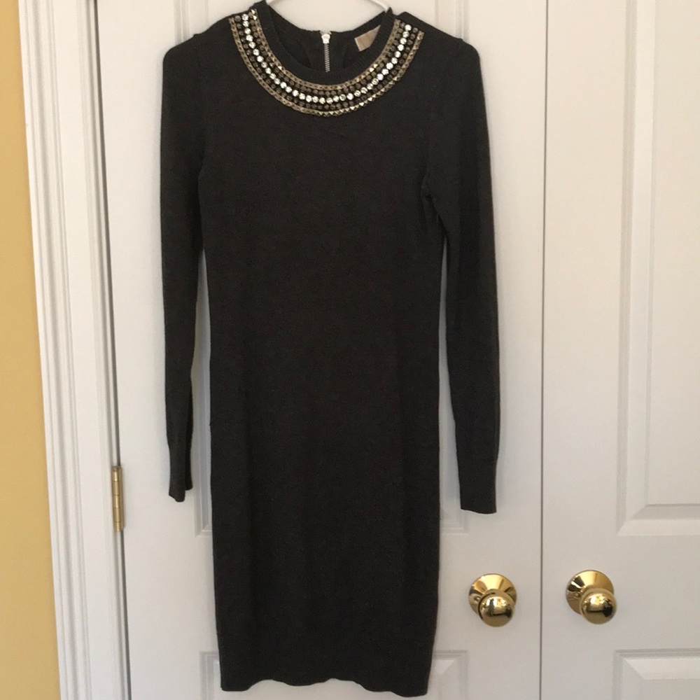 Michael Kors Grey Sweater Dress